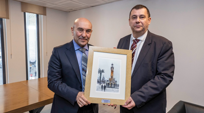 Macaristan İstanbul Başkonsolosu Başkan Soyer'i ziyaret etti