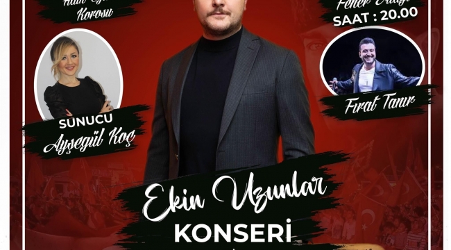 Başkan Doğruer’den 19 Mayıs’ta Gençlere Ücretsiz Konser