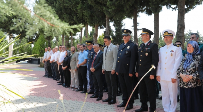 Aliağa ‘da 15 Temmuz Programı, Şehitlerin Anılması İle Başladı