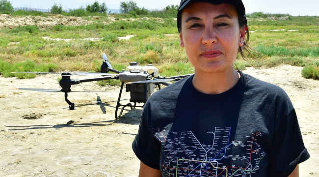 İzmir’de sivrisinek ile dronlu mücadele