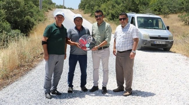 Manisa Büyükşehir Kırkağaç’ta yol konforunu arttırdı