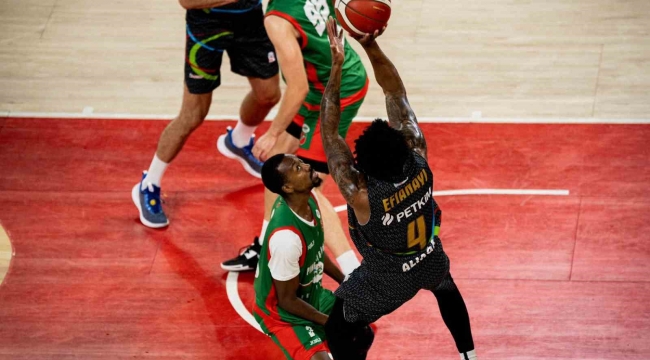 Hazırlık maçında Aliağa Petkimspor, Pınar Karşıyaka’yı Yendi