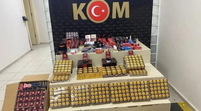 İzmir’de 19 ilçede 32 ayrı kaçakçılık operasyonu