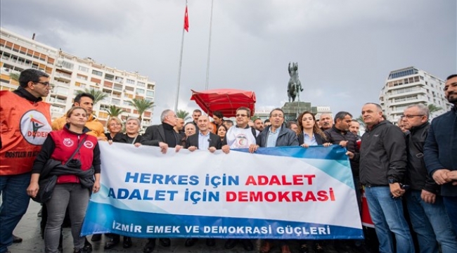 Demokrasi Yürüyüşü’nde “Hak, hukuk, adalet” çağrısı