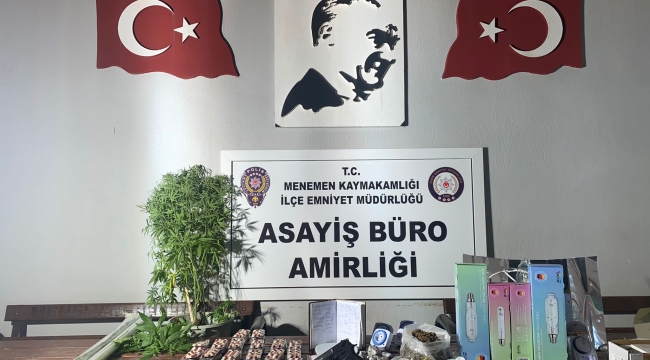 Menemen ’de uyuşturucu operasyonunda yakalanan şüpheli tutuklandı