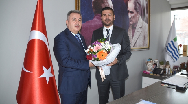 VALİ ELBAN FOÇA’YI ZİYARET ETTİ