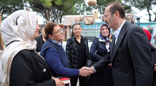 MHP’Lİ OSMANAĞAOĞLU ALİAĞA’DA MUHTARLARLA BİRARAYA GELDİ