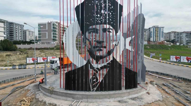 Menemen’e 4 boyutlu Atatürk anıtı