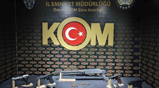 İzmir’de silah kaçakçılarına polisten operasyon: 3 gözaltı