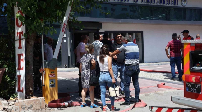 İzmir’de sendika binasında korkutan yangın: Çalışanlar canlarını zor kurtardı
