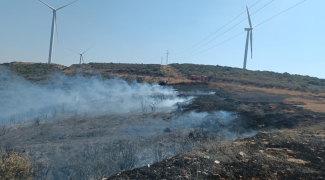 Aliağa’daki orman yangını kontrol altında