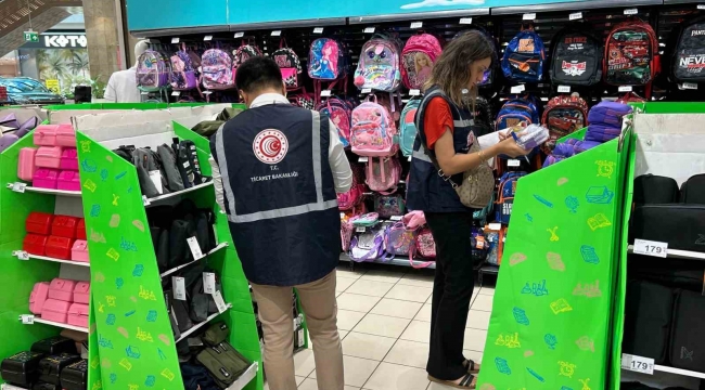 Okulların açılması öncesi İzmir’de kırtasiyelere denetim