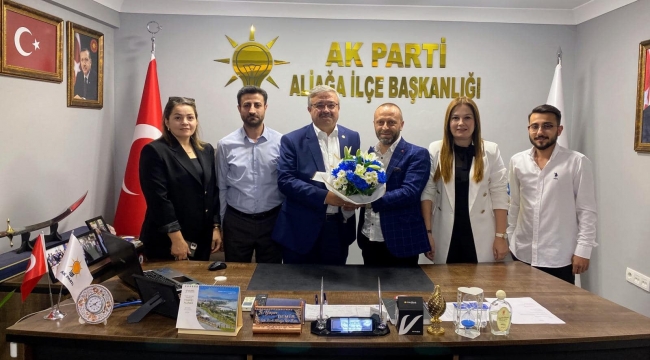 AK Parti Afyonkarahisar Milletvekili İbrahim Yurdunuseven Aliağa’yı Ziyaret Etti