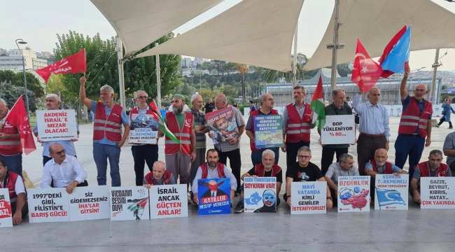 İzmir Saadet, Siyonist Katliam Bitene Kadar Her Hafta Meydanda…