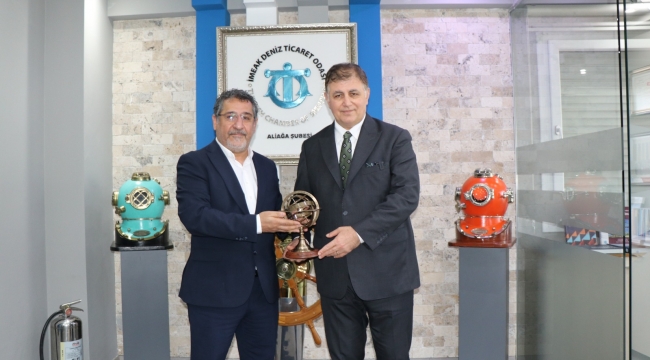 Başkan Cemil Tugay’dan İMEAK DTO Aliağa’ya Ziyaret