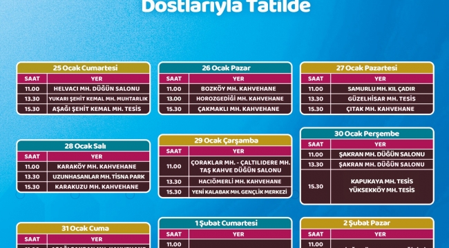 Aliağa’da Yarıyıl Tatili Etkinlikleri Başlıyor