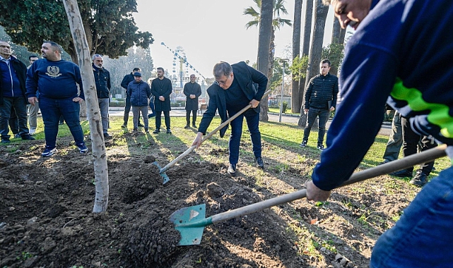 Kültürpark'ın yeşil dokusu zenginleşiyor