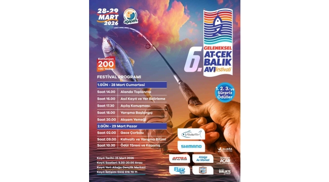 Aliağa’da ’6. Geleneksel At-Çek Balık Avı Festivali’ coşkusu başlıyor