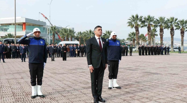 Aliağa'da Çanakkale Zaferi'nin 111. yıl dönümü kutlandı