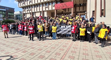 Aliağa'da Eğitimcilerden Şiddete Karşı Ortak Tepki