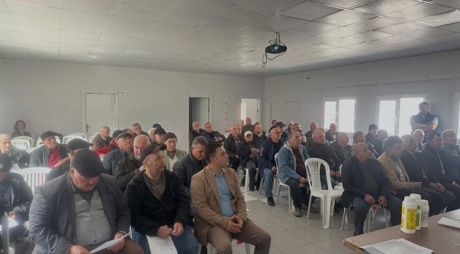 Aliağa’da üreticilere B-Reçete ve bitki koruma eğitimi