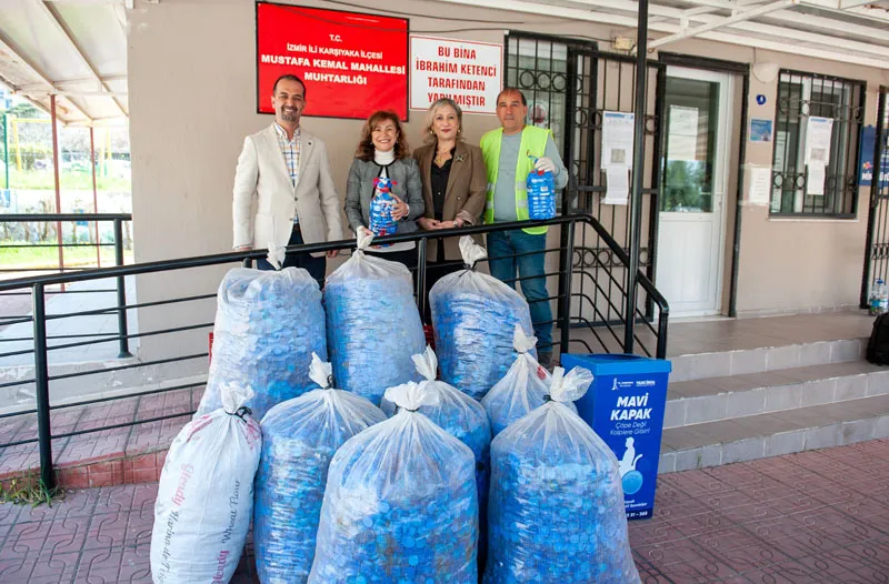 Aliağa’dan “Mavi Kapak” Kampanyasına 200 Kiloluk Destek