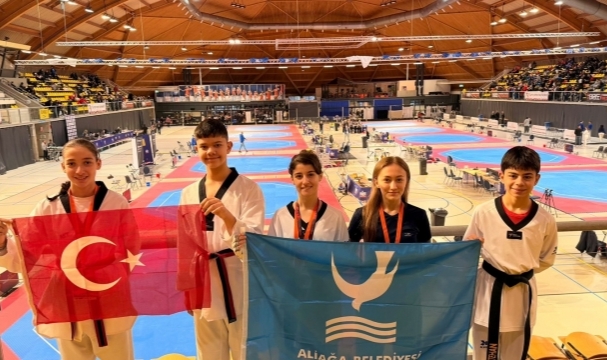 Aliağa'dan Uluslararası Taekwondo Başarısı