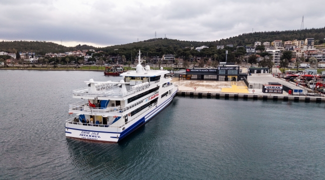 Aliaport’tan Midilli’ye ilk sefer düzenlendi