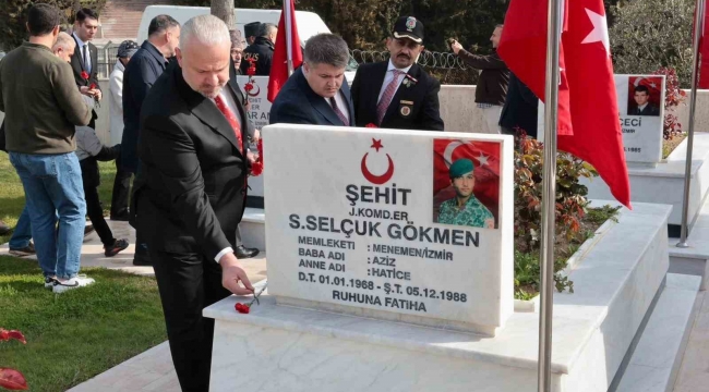 Başkan Pehlivan, şehit ailelerini ziyaret etti: 