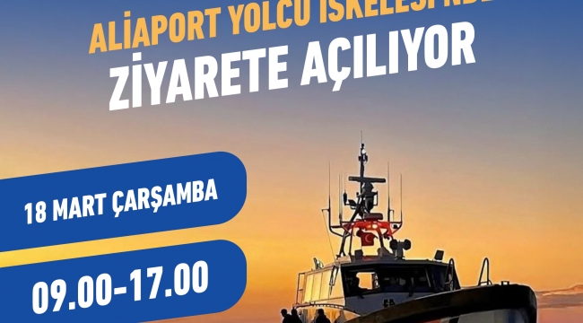 Sahil Güvenlik Botu TCSG-907 Aliağa’da Ziyarete Açılıyor